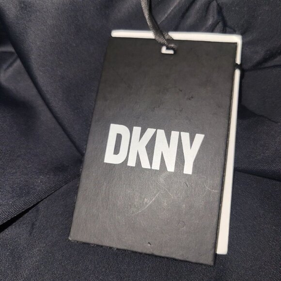 Dkny Women's Shirred Waist Swim Skirt Swimsuit Black Size Medium. NWT $68 - Picture 5 of 7